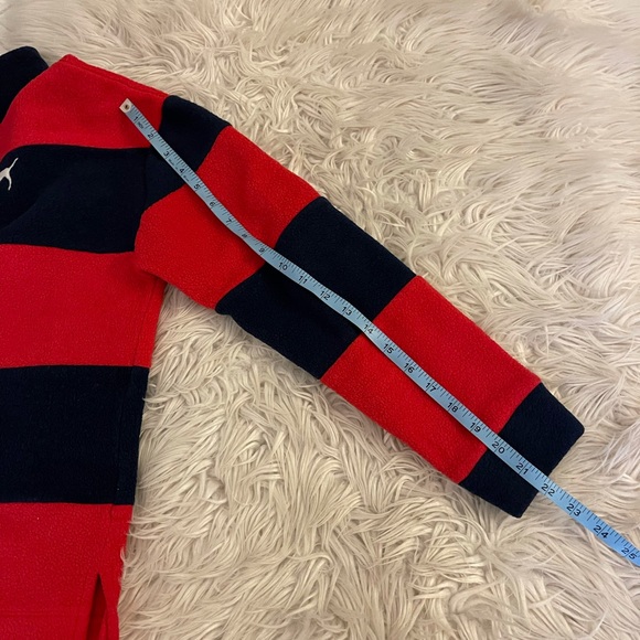 PINK | Striped half zip | Rad & Navy - Picture 7 of 14